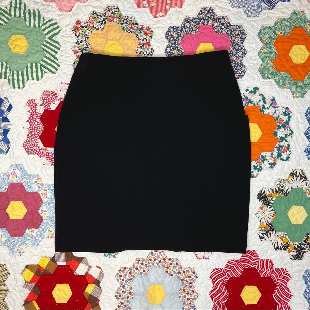 H&M Black Mini Pencil Skirt